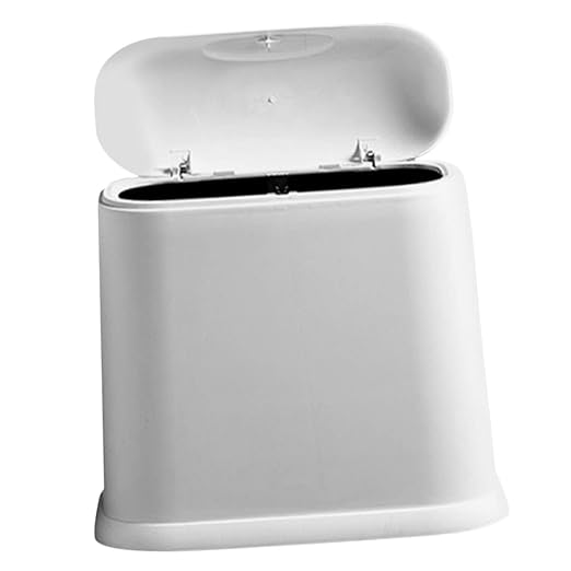 Compact Bathroom Trash Wastebasket for Kitchen Living Room and Office Design Modern Aesthetic for Spaces for Use