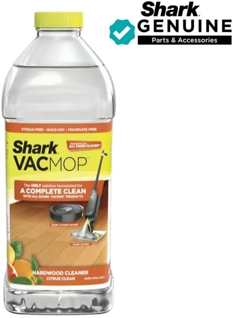 Sharks Cordless Hard Floor Vacuum Mop with Disposable Pads and Multi-Surface Cleaner Refill – Citrus Fresh 2L