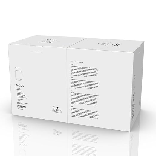 Zone Denmark Modern Elegance Nova Bathroom Bin Cosmetic Bin and Waste Bin - Sleek Design for Stylish Bathrooms and Efficient Waste Management