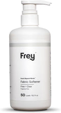 FREY Natural Liquid Fabric Softener &amp Conditioner | Laundry Softener for Clothing | Works In All Machines + HE | Powered by Natural Ingredients (1-pack Fragrance-free)