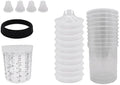 1Set 600CC Disposable Paint Cup Cup Paint Mixing Tank Type H/O Quick Disposable Cup
