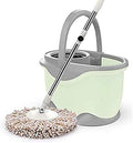 Automatic Rotary Mop with Bucket - Hands-Free Washing &amp Squeeze Function Stainless Steel Design for Efficient Home Cleaning Easy to Use Durable and Mess-Free