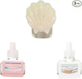 Yankee Candle Tropical Breeze - Scent Plug Diffuser Seashell Scent Plug Refill Pink Sands and Coconut Beach (Variety Pack)