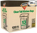 Ruffies Pro 13 gal. Tall Kitchen Bags Wing Ties 120 pk