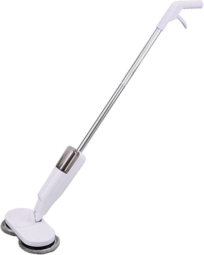 Electric Mop Cordless Rotating Floor Cleaner Wet Dry Multipurpose USB Charging - High Speed Rotation Long Battery Life Ideal for Home and Office