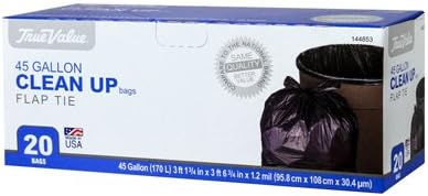 Berry Plastics 144853 True Value 45 Gallon Trash Bag - 20 Count
