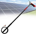 Glass Cleaning Brush Home Water Fed Telescopic Pole Kit Solar Panel Brush Rotating for Photovoltaic PanelTelescopic Solar Panel Cleaning Kit 30FT Window Cleaning Pole with Water Fed Brush
