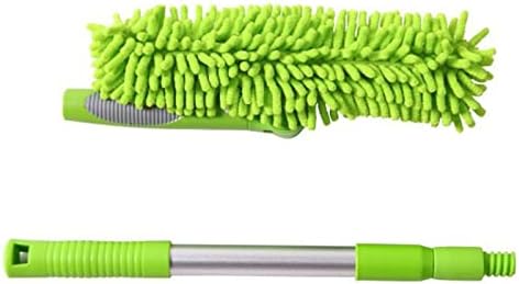 Useful Long Pole Window Squeegee Rotary Wipe Cleaner Glass Brush
