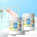 Hyper Concentrated Active Oxygen Laundry Powder 500g Chlorine-Free Formula Removes Milk Sweat Oil Stains Gentle &amp Safe Protects Fabric and Skin Color-Safe Deep Stain Remover for Clothes (2PCS)