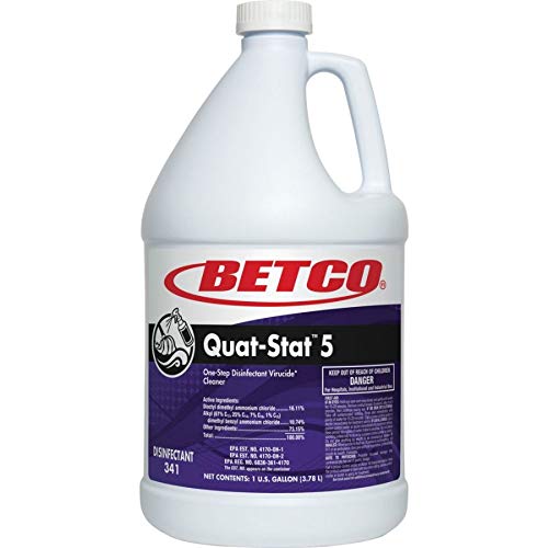 Betco BET3410400 Quat-Stat 5 Disinfectant Gallon 1 Each Purple