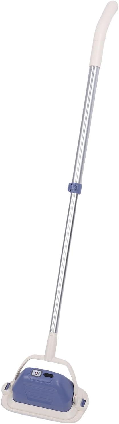 Hyuduo Electric Window Cleaner Wiper Scrubber with 11500 RPM Motor Telescopic Pole &amp Removable Head for Glass Tile Marble Car Wall