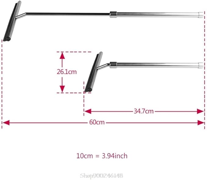 Telescopic Shower Squeegee Window Glass Wiper Scraper with Blade for Bathroom Kitchen