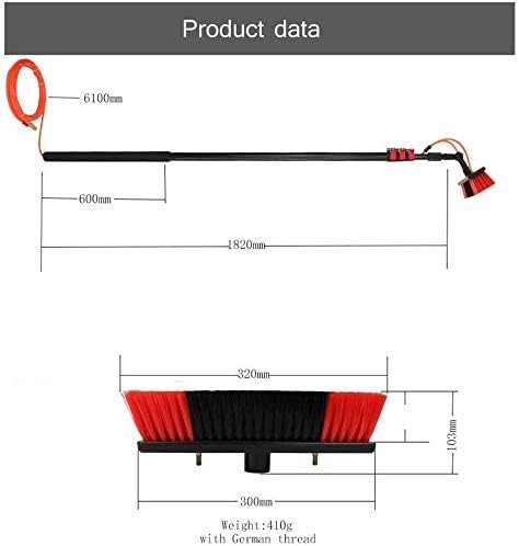 Glass Cleaning Brush photovoltaic Panel Cleaning Tool Solar Panel Water Spray Cleaning Brush Extension Pole a Portable Telescopic Pole Glass Scraper