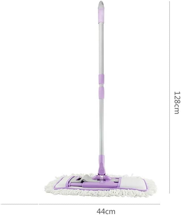 Lazy Flat Mop Stainless Steel Handle House Cleaning Dust Water for Wooden Floor Ceramic Tile Microfibre Fabric