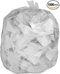 Economy High Density Trash Can Liners Translucent 10 gal 1000 count 14.75 x 10.88 x 3.81 Inches