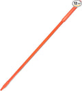SPARTA Fiberglass Broomstick Replacement Broom Handle with Acme Threaded Tip for Industrial Cleaning Tools Fiberglass 60 Inches Orange (Pack of 12)