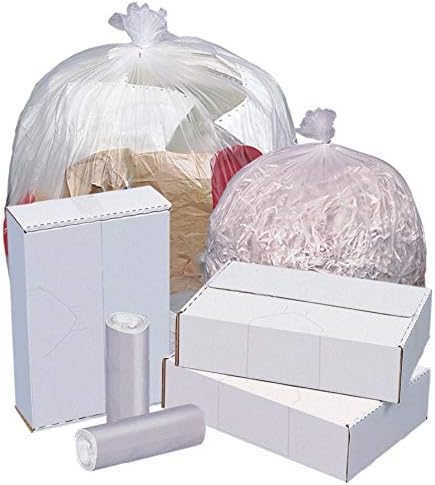 Highmark™ High-Density Can Liners 10 Mic 20 - 30 Gallons 30 x 37 Natural Box Of 500