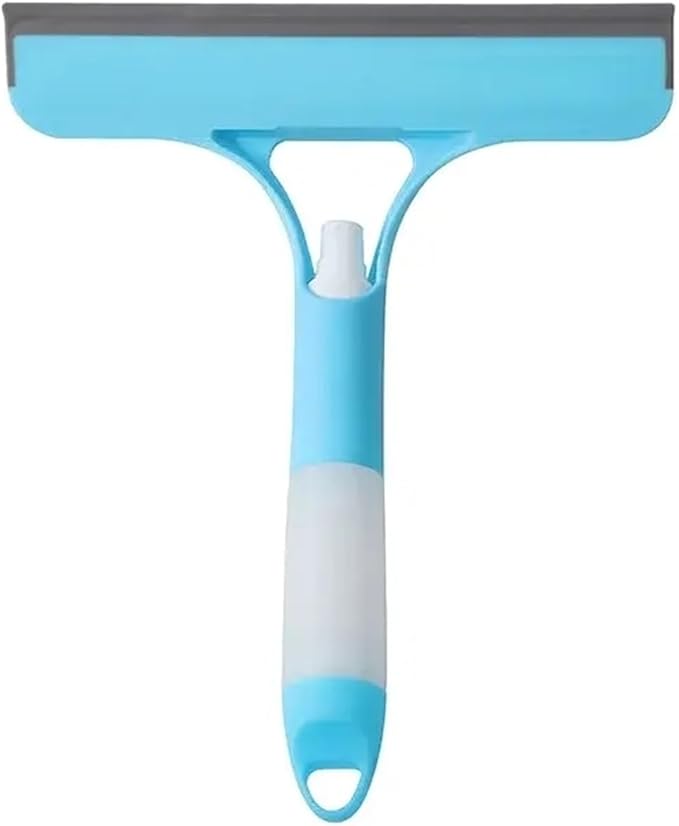 Household Multifunctional Glass Wiper with Watering Can – 3-in-1 Cleaning Tool for Mirrors Windows and Car Windshields