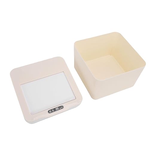 Zerodis Sensor Desktop Trash Can Wastebaskets Mini Countertop Garbage Can with Lid Small Storage Bin for Home Kitchen Dressing Office Kids Bedroom Sensor Desktop Trash 4l Capacity