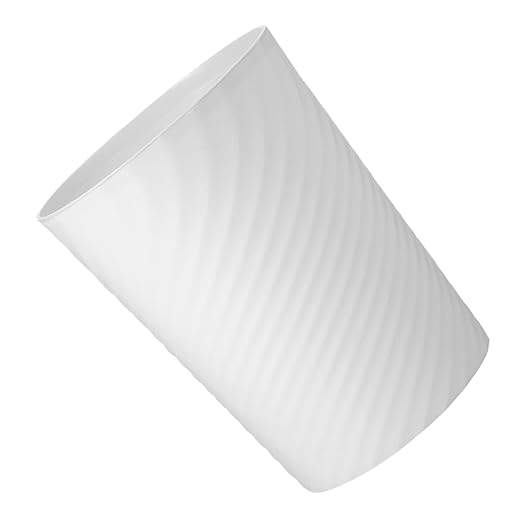 Plastic Trash Can Medium Wastebasket Bathroom Garbage Container Basket No Lid for Kitchen Office Bedroom Living