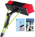 Glass Cleaning Brush Home Water Fed Telescopic Pole Kit Solar Panel Brush Rotating for Photovoltaic Panel29ft Window Cleaner Kit - Water Fed Telescopic Pole &amp Brush Solar Panel Cleaner Hose