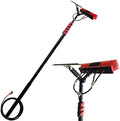 Glass Cleaning Brush Household Water Supply Telescopic Pole Kit Solar Panel Rotating Brush Solar Photovoltaic PanelsWindow Cleaning PoleWater Fed Pole Kit with Hose Spray &amp Squee