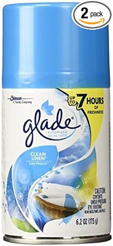 Glade Automatic Spray Refill Clean Linen 6.2 Oz(Pack of 2)