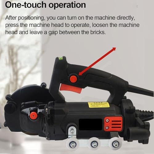 Electric Tile Gap Cleaner with 1.2MM Blade and Stainless Steel Wheels 11000r/min No-Load Speed and Dustproof Design for Bathroom and Bedroom Tile Cleaning
