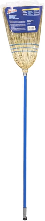 Quickie Natural Fiber Household Broom For Household Indoor Cleaning Use Kitchen Living Room Family Room Cleaning