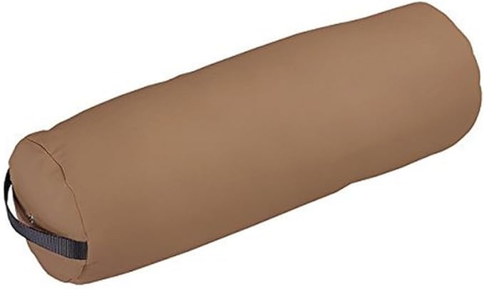 EARTHLITE Bolster Pillow Fluffy – Durable Massage Bolster 100% PU Upholstery incl. Strap Handle/Professional Quality for Massage Tables/Back Pain Relief