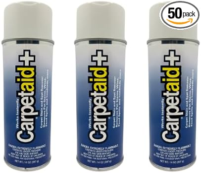 Professional Carpet Spot &amp Stain Remover – Removes Pet Stains Coffee Grease Ink &amp More – pH-Balanced Formula – 14 oz Can (3)