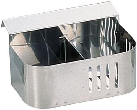 Sanei JKL03001 Stainless Steel Flush Type Cleaner Case Double Size Large
