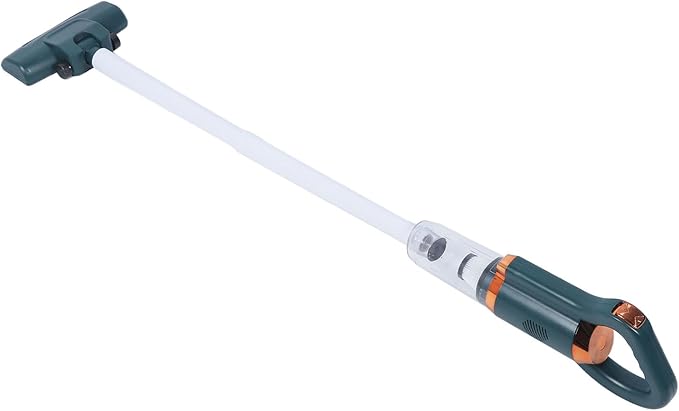 ANGGREK Cordless Stick Vacuum 600ml Dust Cup 120W Rated Power Cordless Stick Vacuum Cleaner Effective Cleansing for Floor (Green)