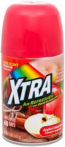 Xtra Automatic Spray 5Oz Refill Pack Of (6 Apple Cinnamon)