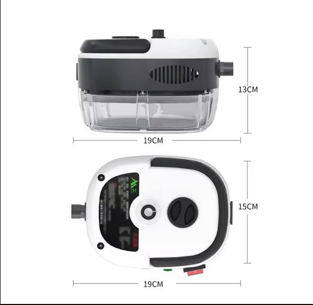 2500W High-Pressure Handheld Steam Cleaner – 1.5L Portable Steamer for Car Detailing Floors Kitchen Bathroom with 3 Attachments (01-White)
