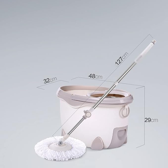 Mop Bucket Rotation Drag Handle Pressure Drive Dry Support Topologically Household