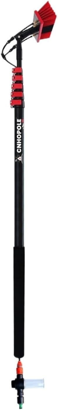 24/30/36ft Water Fed Pole Window Cleaning System Solar Panel Washing Kit Extension Telescopic High Reach Cleaner Soap Dispenser(36ft)