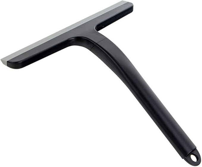 Household Glass Wiper With Hook Bathroom Glass Cleaning Scraper Window Cleaner