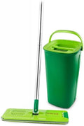 Clean and Wring Out The Flat mop Using a Microfiber Cleaning pad.