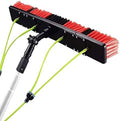 Glass Cleaning Brush Home Water Fed Telescopic Pole Kit Solar Panel Brush Rotating for Photovoltaic PanelWater Fed Pole Kit 12m Solar Panel Cleaning Brush 30/50cm Water Brush Outdoor Window