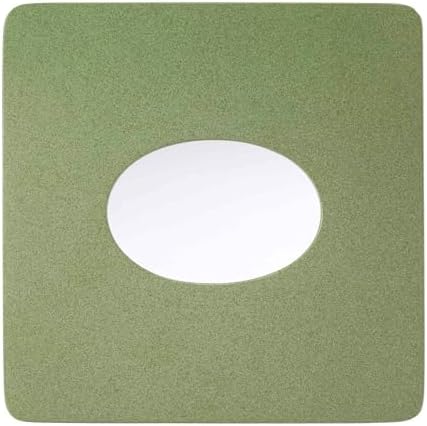 Avanti Linens - Tissue Box Cover Resin Countertop Accessories Guest Bathroom Essentials (Stratford Collection Green)