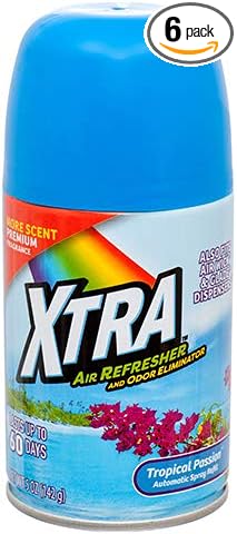 Xtra Automatic Spray 5Oz Refill Pack Of (6 Tropical Passion)