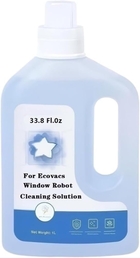 KAFTKO 33.8 Fl.0z Multisurface Window Cleaner. Compatible With Ecovacs WINBOT W1 Omni W1Pro W2 Pro W2 Omni W880 W2 Pro OMNI(1pcs)