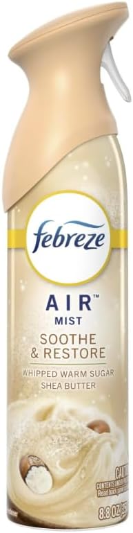 Febreez Air Freshener Spray Odor-Fighting Room Spray Soothe &amp Restore 8.8oz (Pack of 4)