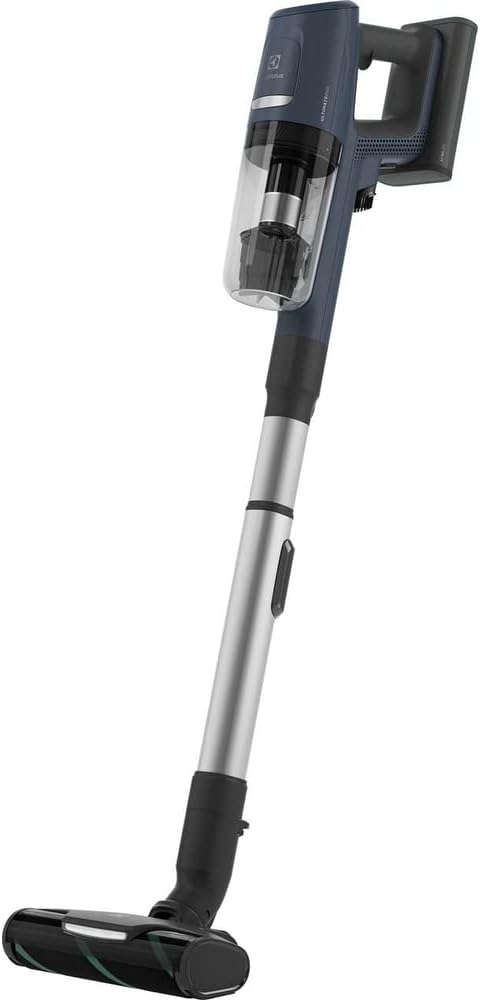 Electrolux Ultimate800 EHVS85H3AD Multi-Surface Lightweight Cordless Stick Vacuum with PowerPro Hard Floor and PowerPro Bristle Nozzle 5-step Filtration LED Smart Display in Denim Blue
