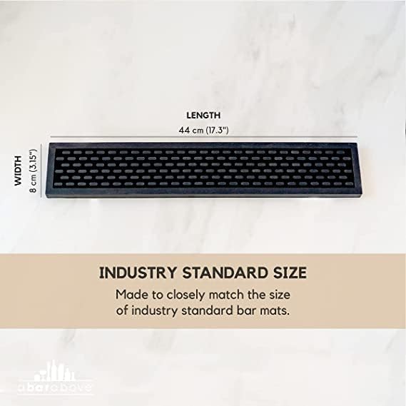 Premium A Bar Above Heavy Duty Bar Mat Food Safe Silicone Mat Mats for Bartending and Coffee Commercial Strength Bartender Accessories Dish Drying Mats for Kitchen Counter Barista Accessories