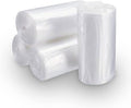 SEDLAV Tall Clear Trash Bags 10 Gallon Capacity 125 Count per Pack Transparent Garbage Bag. Waste Bags Ideal for: Office Recycling Storage Outdoor. 23 In x 2 Ft 1 In (Plastic 4 Pack (500 Ct))