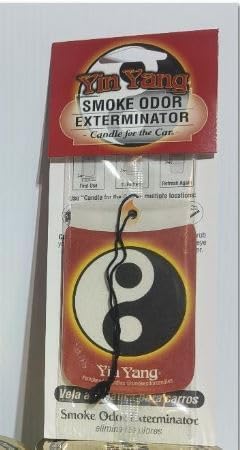 Smoke odor Exterminator Bamboo Breeze Includes two 13 oz Jar Candle One 7 oz Spray &amp one Car Hangers All in One Bundle.