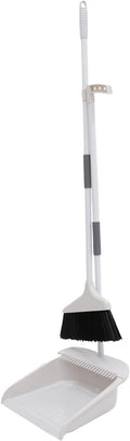 Beaupretty 1Set Heavy Duty Broom and Dustpan Set with Long Handle Soft Bristles Sweep Broom Kit for Home Floor Cleaning Anti-Wind Stable Dustpan for Indoor Use