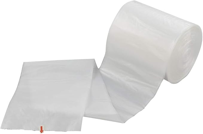 4 Gallon Small Clear Trash Bag 1500 Counts Bathroom Trash Can Liners 15 Rolls